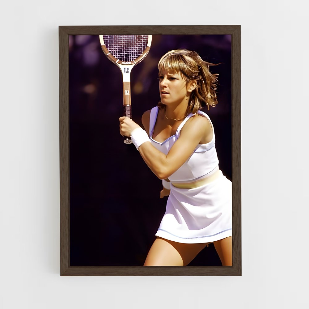 Poster Chris evert – affiche Tennis (vue 5)